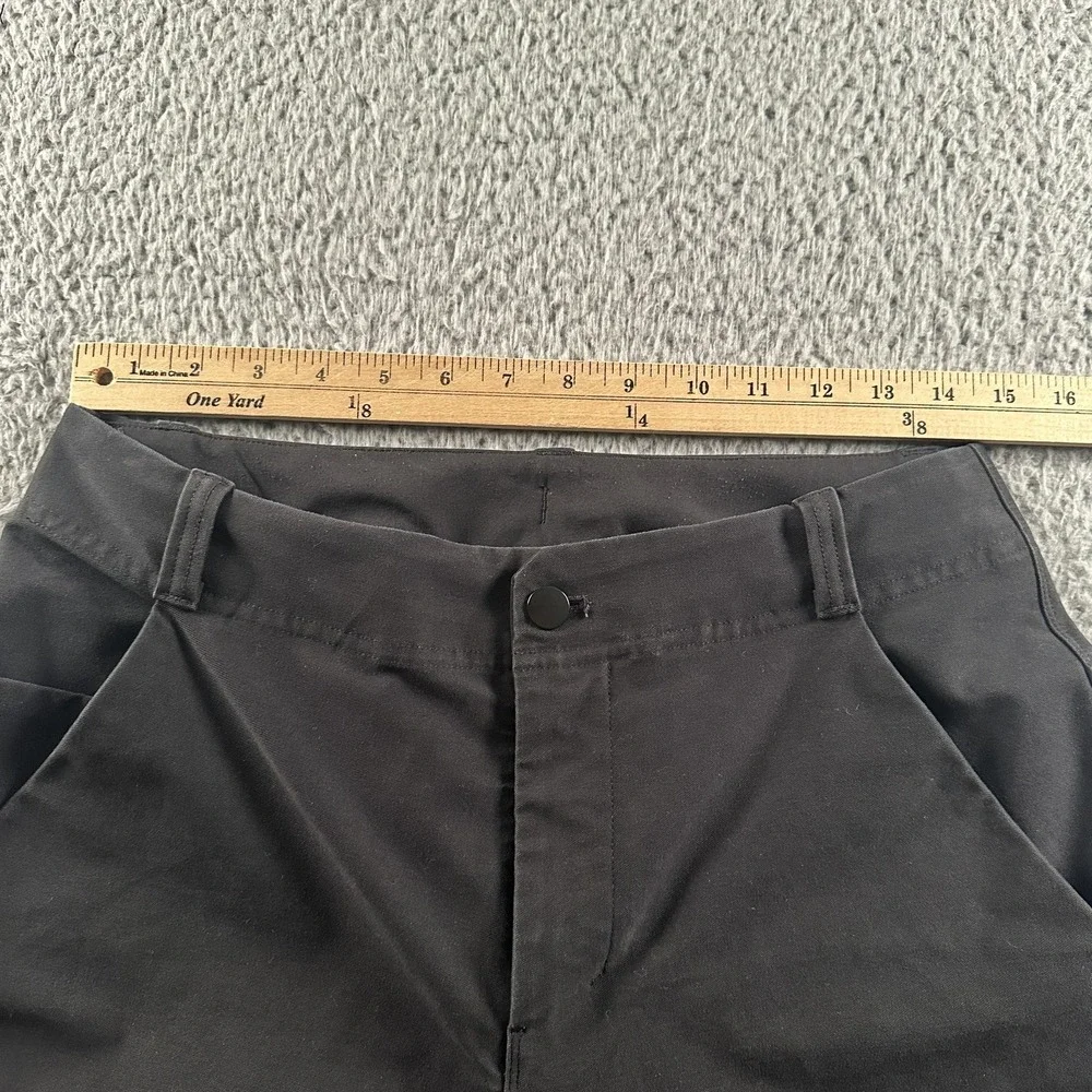 Lululemon Utilitech Pants Mens 30(29 Fit) Black Straight Leg Drawstring Travel